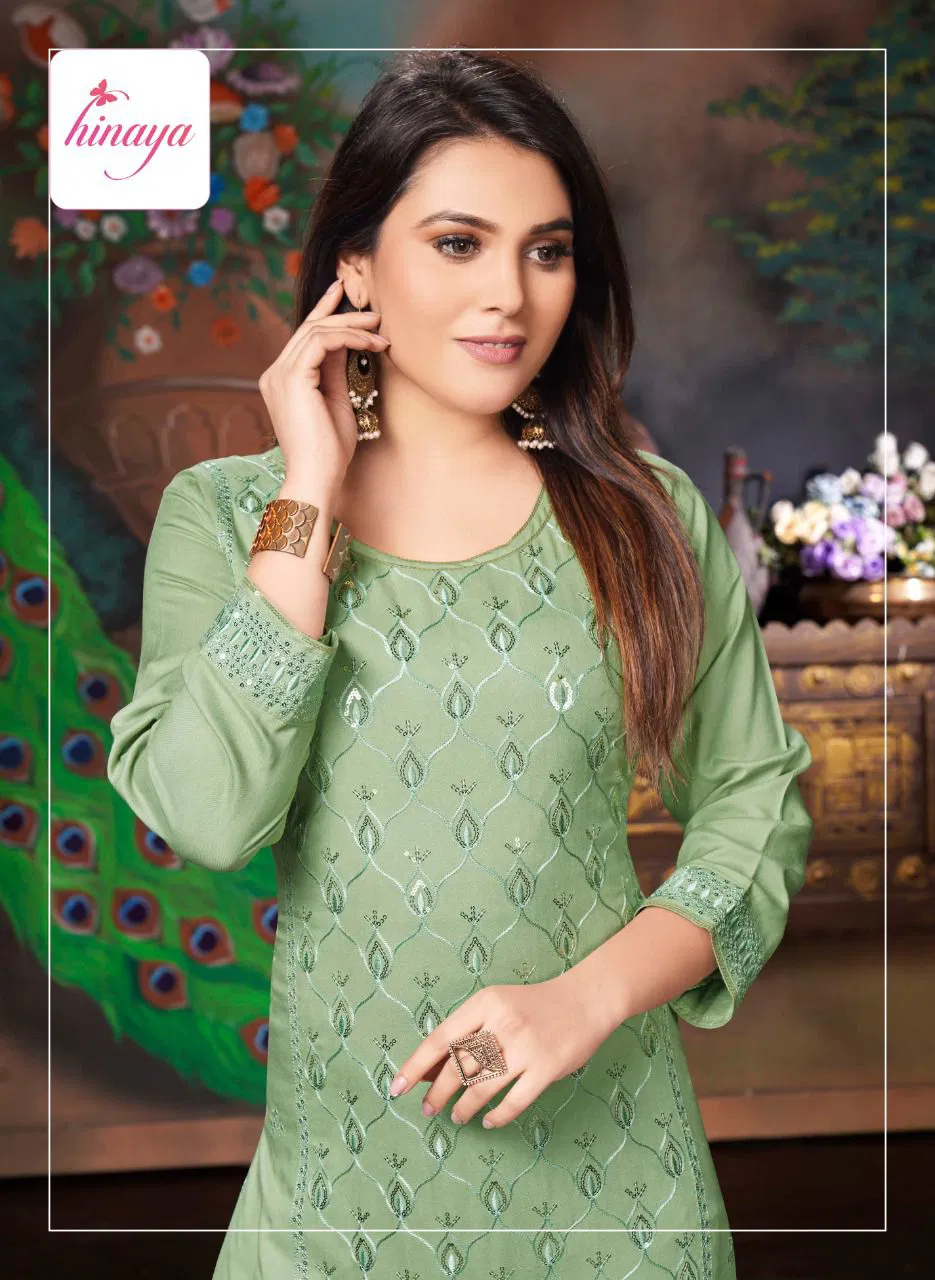Kareena 4 Fancy Designer Embroidery Ethnic Wear Kurtis Collection
